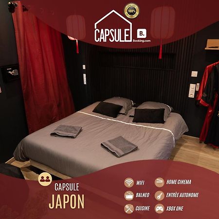 Capsule Japon Balneo&Netflix&Ecran Cinema Apartment Trith-Saint-Leger Exterior foto
