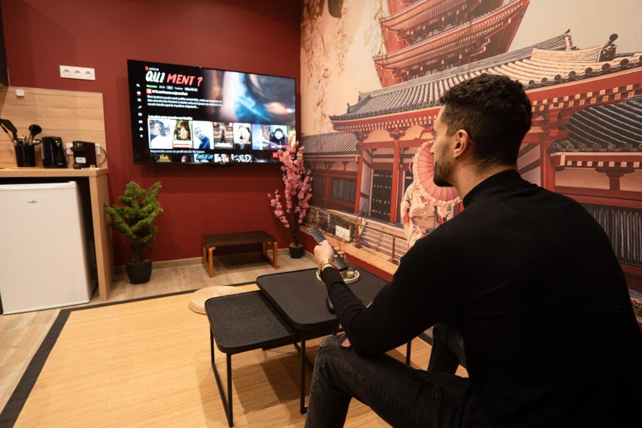 Capsule Japon Balneo&Netflix&Ecran Cinema Apartment Trith-Saint-Leger Exterior foto